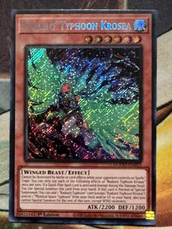 Yugioh! Radiant Typhoon Krosea - DOOD-EN015 - Secret Rare - 1st Edition - NM - Image 1