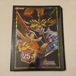 Yugioh 25th Century Yugi Kaiba 9 pocket portfolio hold 180 OFFICIAL KONAMI - Image 1
