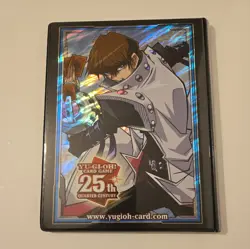 Yugioh 25th Century Yugi Kaiba 9 pocket portfolio hold 180 OFFICIAL KONAMI - Image 2
