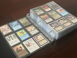 Awesome! Vintage Magic Gathering 1008 Cards Collection Binder Alpha Mtg Lot - Image 1