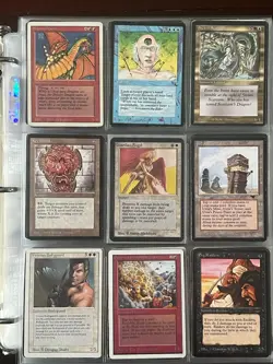 Awesome! Vintage Magic Gathering 1008 Cards Collection Binder Alpha Mtg Lot - Image 2