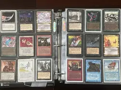 Awesome! Vintage Magic Gathering 1008 Cards Collection Binder Alpha Mtg Lot - Image 4