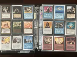 Awesome! Vintage Magic Gathering 1008 Cards Collection Binder Alpha Mtg Lot - Image 5