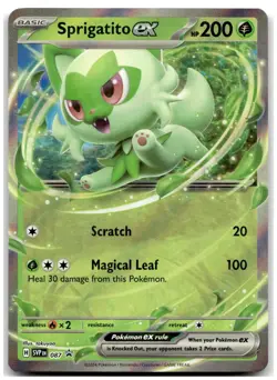 SV: Scarlet & Violet Promo Cards #087 Sprigatito ex R9532 - Image 1