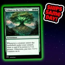 Tribute To The World Tree - Custom Art Magic: The Gathering Playtest Card - Image 1