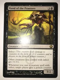 MTG Hand of the Praetors Scars of Mirrodin 66/249 Regular Rare LP/NM - Image 1