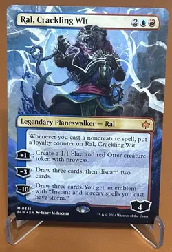 Ral, Crackling Wit (Borderless) Bloomburrow Regular - Image 1