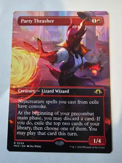 MTG - Party Thrasher Borderless - Modern Horizons 3 - Image 1