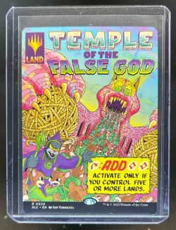 2025 Magic MTG MTG Temple of the False God Secret Lair Borderless 0020 - Image 1