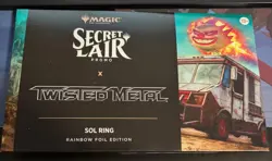 Secret Lair x Twisted Metal Sol Ring Card Rainbow Foil SEALED NEW - Image 1