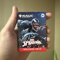 Magic: The Gathering Marvel Spider-Man Welcome Deck Black Venom Sealed New - Image 1