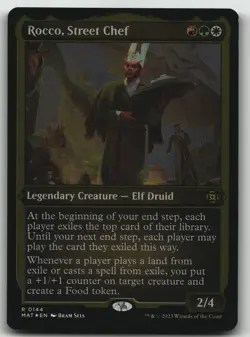 Rocco, Street Chef (Foil Etched) foil R March of the Machine: The Aftermath 144 - Image 1