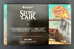 MTG Sol Ring, Secret Lair Promo x Twisted Metal, Sealed Foil - Image 1