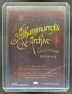 2025 Magic MTG Secret Lair Encyclopedia Alhammarret's Archive Foil #0027 - Image 1