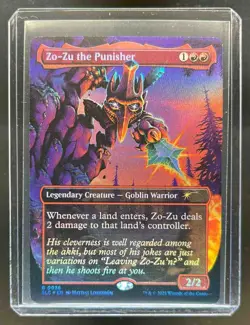 2025 Magic MTG Secret Lair Encyclopedia Zo-Zu The Punisher Foil #0026 - Image 1
