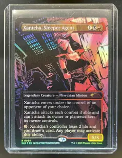 2025 Magic MTG Secret Lair Encyclopedia Xantcha Sleeper Agent Foil #0024 - Image 1