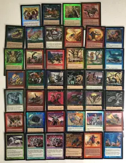 MTG Urza's Legacy Foil Lot of 40 Cards Rares Commons HP Through NM Condition - Image 1