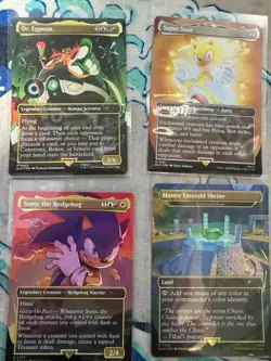 Secret Lair x Sonic Friends & Foes Foil Edition MTG Magic the Gathering OPENED - Image 2