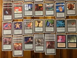 Magic MTG - 4th Edition - 1995 - Singles, Doubles & More - Image 4