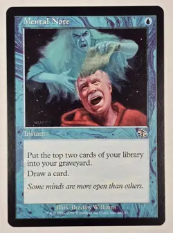 Mental Note Judgment Regular NM MTG Magic The Gathering Ships FAST - Image 1