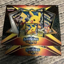 Pokemon TCG: Shining Fates Pikachu V Collection Box Brand New - Image 1