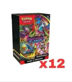 LOT OF 12 Pokemon TCG Mega Evolution PHANTASMAL FLAMES Booster Bundles - Sealed - Image 4
