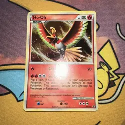 Pokemon Black Star Promo Holo Ho-Oh HGSS01 Lightly Played LP - Image 3