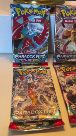 Paradox Rift, 4 Booster Pack Lot, Factory Sealed Art Set, Pokemon TCG, Fast - Image 2