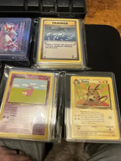 Pokemon Assorted Card Lot Raichu, Fossil Lot, Base Set 2 Lot, + 40 - Image 2