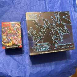 Pokemon Center Phantasmal Flames Elite Trainer Box & Booster Bundle SEALED - Image 1