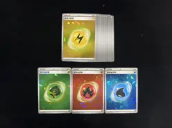 Pokemon TCG S.Chinese Cracked Ice Basic Energy Fire Water Lightning Lot*31 ROL - Image 1