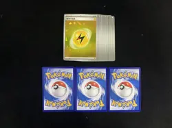 Pokemon TCG S.Chinese Cracked Ice Basic Energy Fire Water Lightning Lot*31 ROL - Image 2