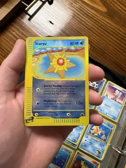 Pokemon TCG Staryu 103/144 Reverse Holo Card 2003 Lightly Used - Image 1