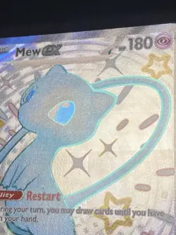 Pokemon TCG Mew EX 216/091 Paldean Fates Full Art Shiny Ultra Rare NM Condition - Image 3