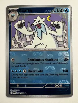 Beartic Master Ball Pattern 026/086 - Pokemon TCG SV Black Bolt Holo Rare NM Eng - Image 1