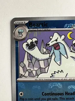 Beartic Master Ball Pattern 026/086 - Pokemon TCG SV Black Bolt Holo Rare NM Eng - Image 5