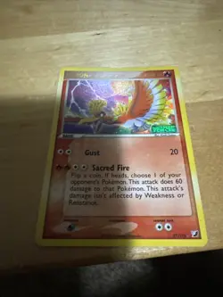 Pokemon Ho-Oh Card 27/115 Unseen Forces Rare Reverse Holo Stamped - Image 1