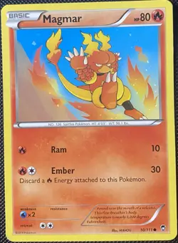 Magmar 10/111 XY - Furious Fists Regular - Pokemon Card - Image 1