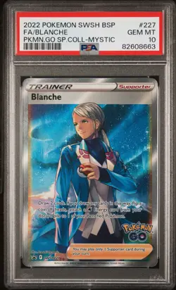 2022 PSA 10 FA Blanche #227 Black Star Promo Pokemon Go TCG SWSH BSP SWSH227 - Image 1