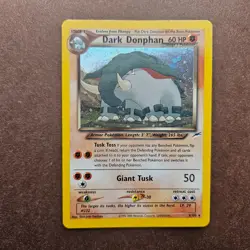 Dark Donphan 3/105 Pokemon Neo Destiny Holo Rare Card - LP - Image 1