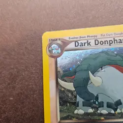 Dark Donphan 3/105 Pokemon Neo Destiny Holo Rare Card - LP - Image 2