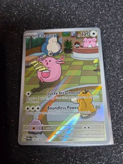 CHANSEY 2024 POKEMON TWILIGHT MASQUERADE ILLUSTRATION RARE 187/167 - Image 2
