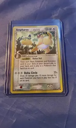 Pokemon - Ampharos - EX Dragon Frontiers - 1/101 Rare Holo ENG - LP - Image 1