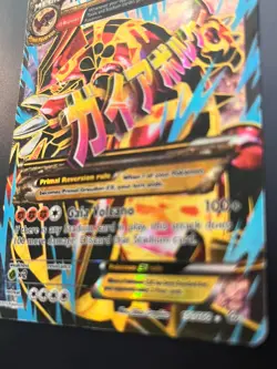PRIMAL GROUDON EX FULL ART HOLO 151/160 LP PRIMAL CLASH OMEGA POKEMON CARD READ - Image 4