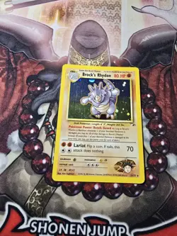 Pokemon TCG Brock’s Rhydon Gym Heroes Set 2/132 Holo Unlimited - MP - Image 1