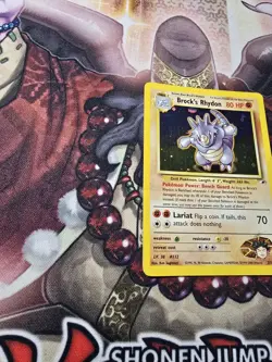 Pokemon TCG Brock’s Rhydon Gym Heroes Set 2/132 Holo Unlimited - MP - Image 3