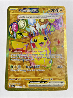 Pokemon Pikachu ex 247/191 Surging Sparks Holo Hyper Rare (10 Potential) - Image 1