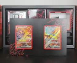 Pokemon Team Rocket’s Moltres EX UPC (OPENED) with Promos - NO PACKS - Image 1