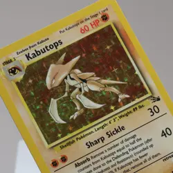 Pokemon TCG - Kabutops 9/62 Fossil Holo Rare WOTC 1999 - EXC - Image 1