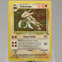 Pokemon TCG - Kabutops 9/62 Fossil Holo Rare WOTC 1999 - EXC - Image 2
